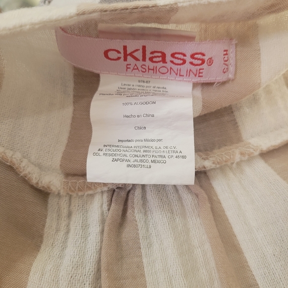 CKLASS FASHIONLINE FLORAL  EMBROIDERED SLEEVELESS WOMEN'S  BLOUSE - Picture 5 of 6